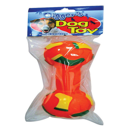 DIGGERS Vinyl Pet Toy Dumbells 51657